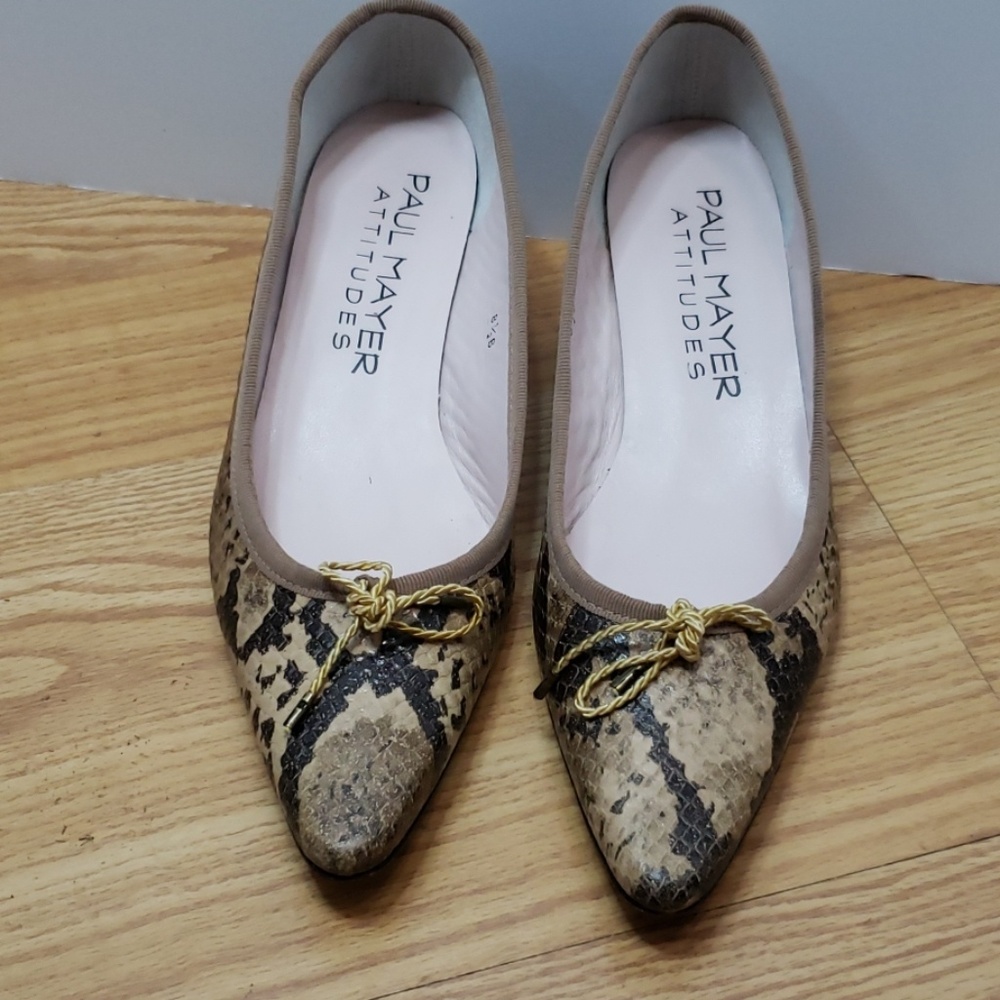 Paul Mayer Python pumps made in Spain
